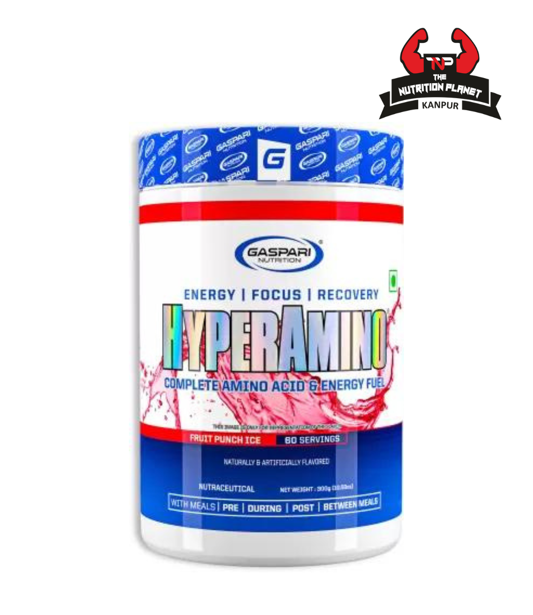 Gaspari Nutrition Hyper Amino Complete Amino Acid [60 Ser.] | Faster Recover, Focus, Energy | EAA BCAA